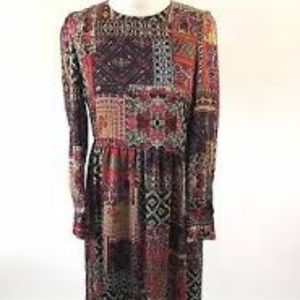 Zara Dresses - 📂Zara Woman Boho Patchwork Midi Dress📂 Zara Dresses - 📂Zara Woman Boho Patchwork Midi Dress📂